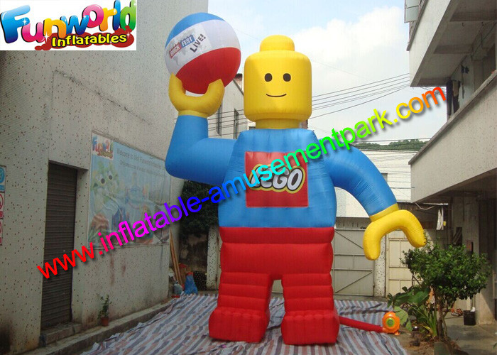 CE EN14960 Giant Advertising Inflatables American Eagle Model With Air Blower