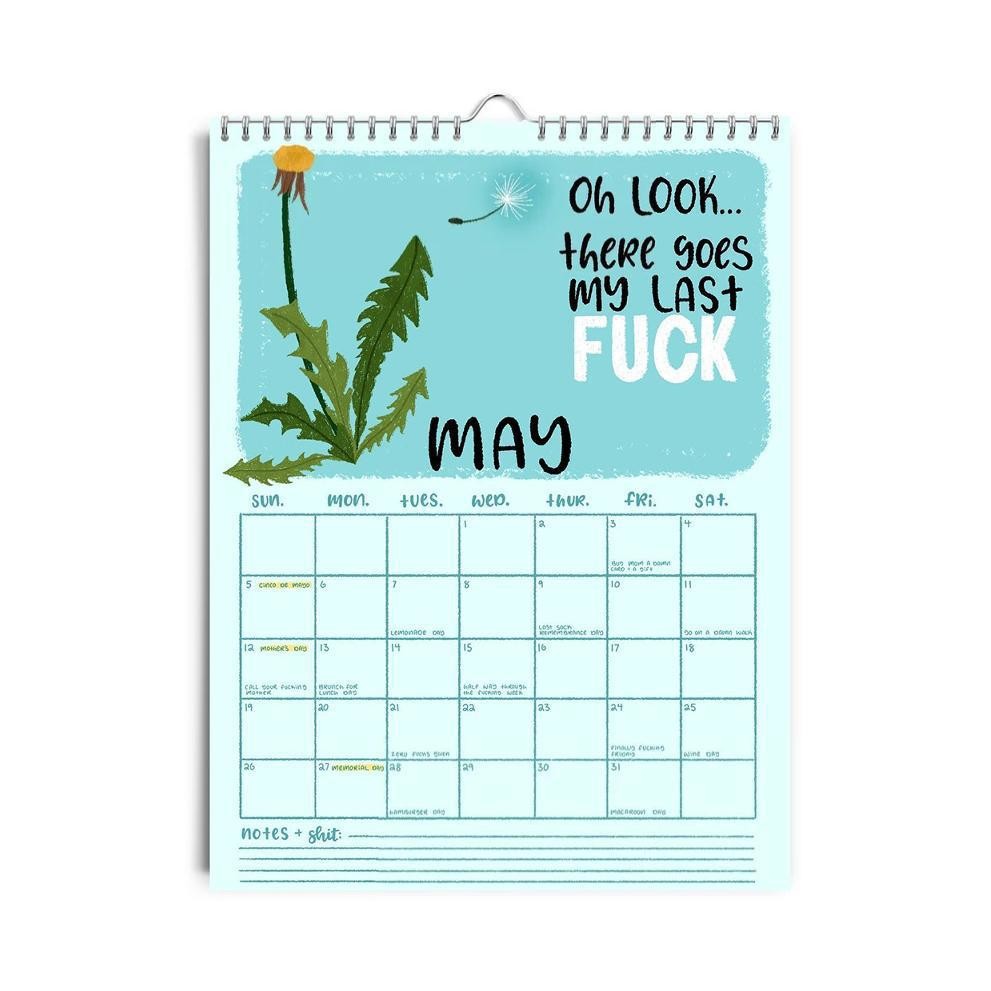 Theme Holiday / Seasonal Custom Wall Calendar Paper Type Glossy Personalization Add Personal Dates And Events