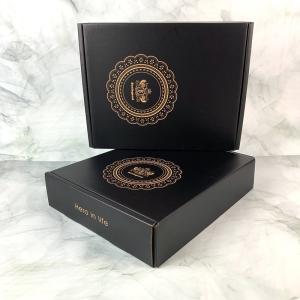 Wholesale CCNB Matte Black Mailer Boxes 2mm 3mm Cardboard Parcel Boxes from china suppliers
