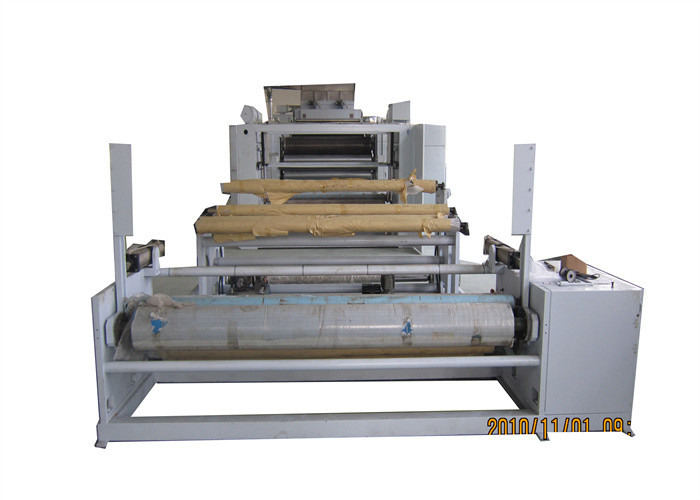 3KW Non Woven Roll To Sheet Cutting Machine PLC Touch Screen Control