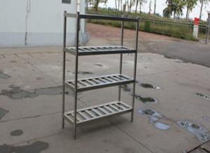 Wholesale Disassembly Supermarket Stainless Steel Display Racks Kitchen Pot Shelf from china suppliers