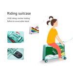 NHL021-7 high quality PC 20 inch kids scooter trolley case 3D cartoon travlling