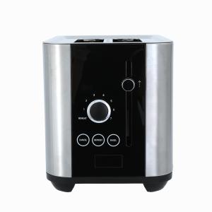 Wholesale Removeable Crumb Tray2 Slice Brushed Stainless Steel Toaster 120V 1000W from china suppliers