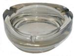 Round Crystal Glass Hotel Ashtrays Contemporary Style