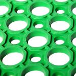 Rubber Floor Mat With Holes, 24''X 36'' Anti-Fatigue/Non-Slip Drainage Mat, For