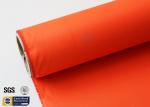 Orange Acrylic Coated Fibreglass Fabric 260GSM Chemical Resistant Fire Blanket