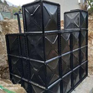 Wholesale Cubic Underground Water Tank Square / Rectangular Shape SUS HDG Combined from china suppliers
