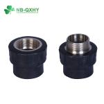 SDR11 PE Water Pipe Fittings HDPE 90 Degree Thread Elbow with 150psi Pressure