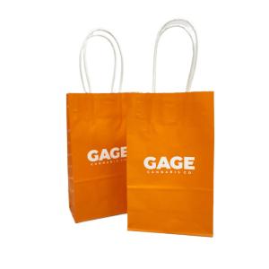 Wholesale SGS Paper Shopping Bags With Handles For Supermarket Goods Snacks Clothes Shoes from china suppliers