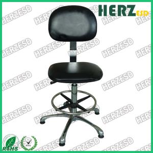 Wholesale Cleanroom Anti-static PU leather High-profile Backrest Chair With Footrest from china suppliers