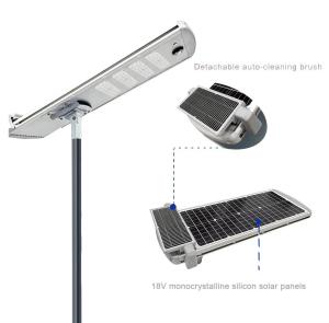 Wholesale 8 Meters LED Smart Solar Street Garden Light Outdoor Ip65 Self Clean Auto Cleaning from china suppliers