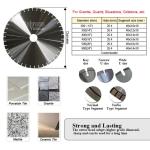 300 350 400 450 500 600 Mm Laser Welded Diamond Stone Cutting Disc Saw Blade For