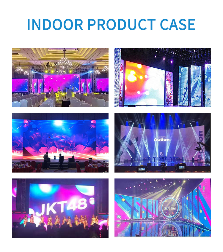 P1.5 P1.9 P2.5 P2.6 P3.91 P4.81 LED Backdrop Screen Rental Advertising Display Panels