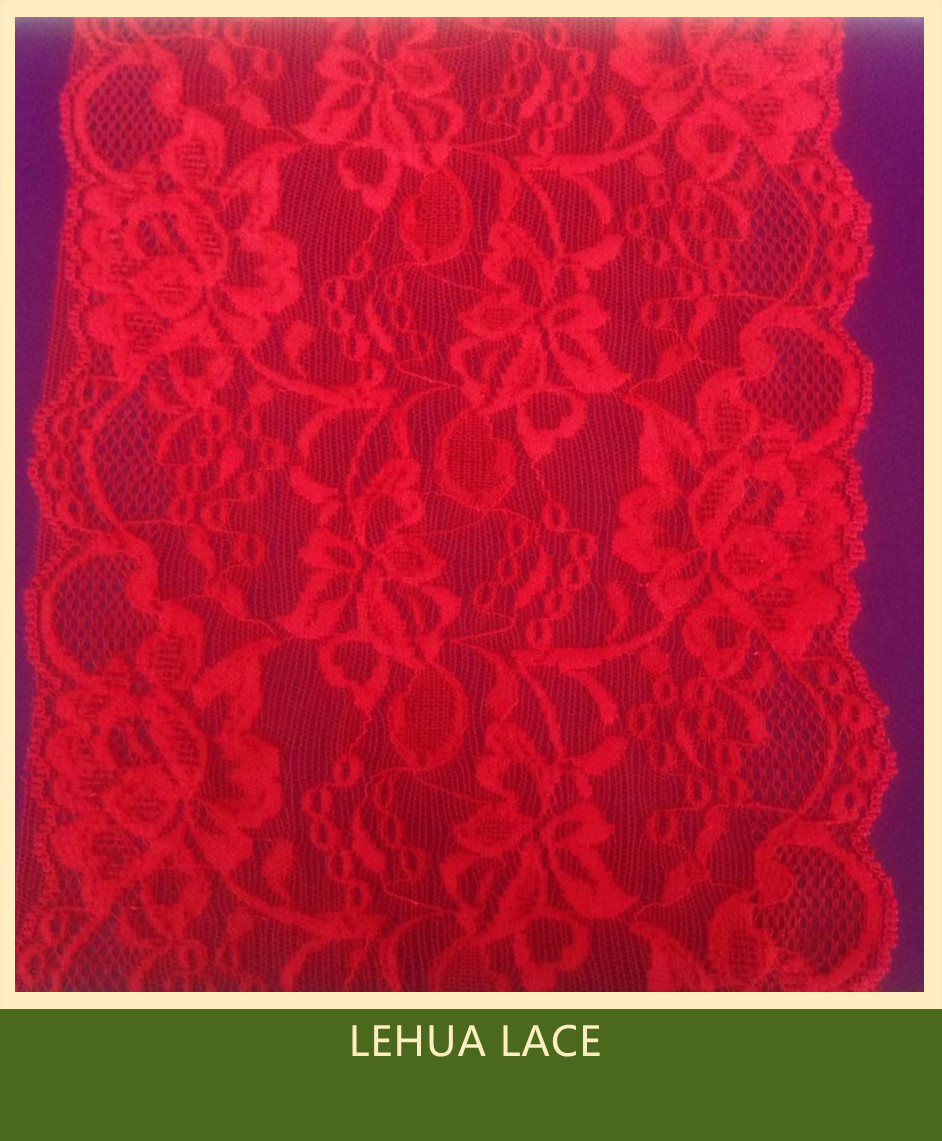 Hot Selling and nice quality Nylon Spandex Stretchy Brazil Lace from China