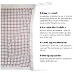 Pickleball Replacement Badminton Net Volleyball Tennis Net For Backyard
