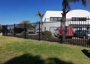 Wholesale Decorative square post L2.34m Aluminium Garden Fencing from china suppliers