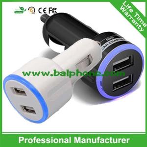 Wholesale 5V 2.1A mini dual usb car charger from china suppliers