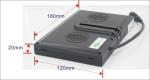TM-7055 7 inch best car Headrest or Stand monitor touch button