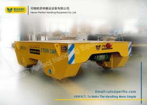 Wholesale Easy Operated Material Transfer Cart Industrial Plants Used , Yellow from china suppliers