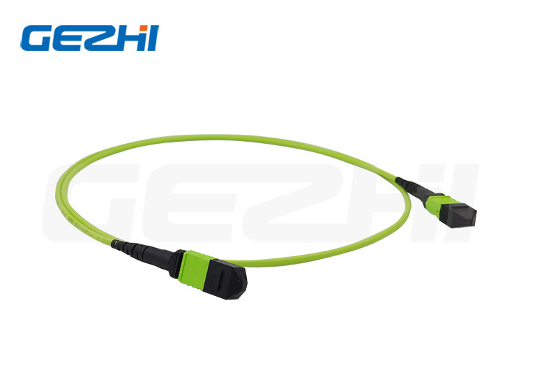 Connector LC Fiber Patch Cables OM3/OM4 8/12/24f MPO / MTP High Performance