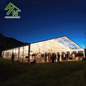 Wholesale 20x40m Frame Tent Romantic Transparent Marriage Marquee Wedding Tent from china suppliers