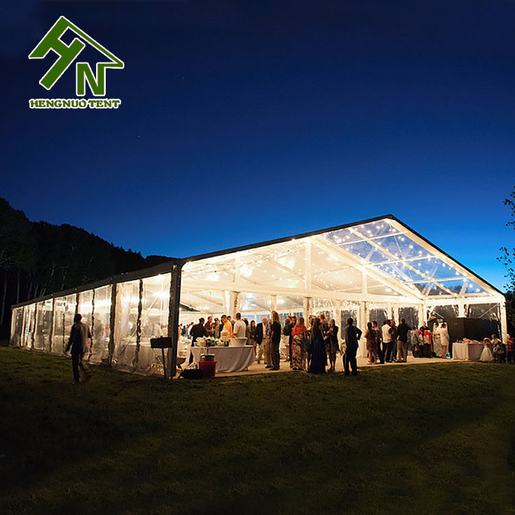 Clear Transparent Party Tent Aluminum Alloy 6061-T6A Shaped Tent