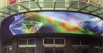 RGB Lightweight Flexible Video Wall , Multifunctional Curve LED Screen