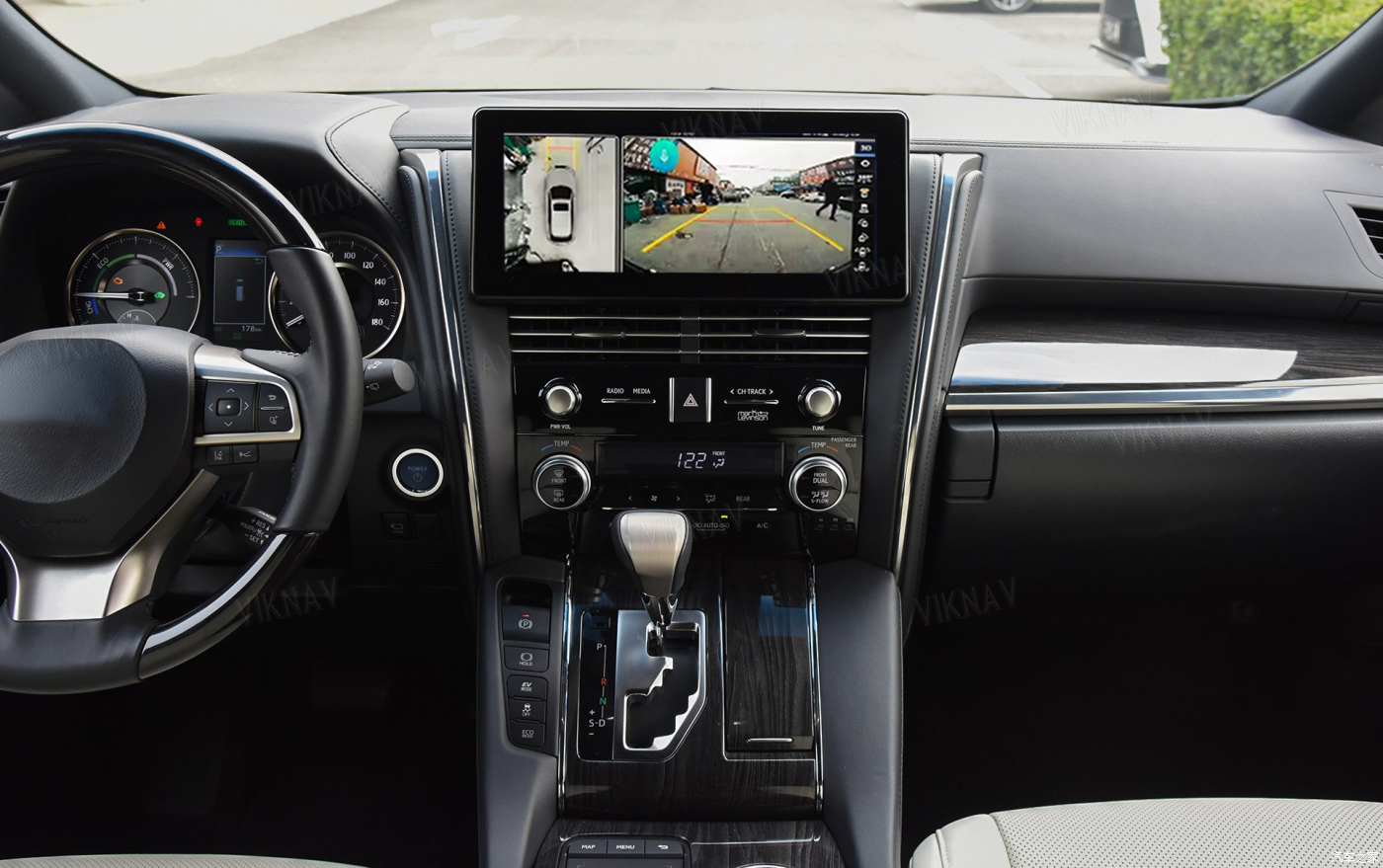 Viknav Linux System For Lexus LM 2020-2023 Wireless Apple CarPlay Android Auto display screen