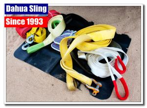 Wholesale Durable 50mm Motorcycle Recovery Tow Straps Kinetic Snatch Strap Acid Resistance from china suppliers