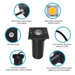 COB LED 6W 12V/24V Inground Lights Anti Glare IP67 Waterproof Outdoor Square /