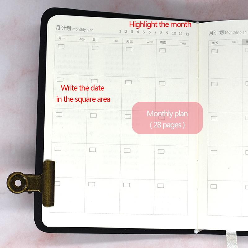 Promotion A6 Custom Printing Notebook with 144 Inner Pages and Professional Design