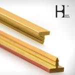 Industrial Fadeless C38500 Solid Brass T Profile For Oil Dipstick