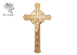 Wholesale Coffin Cross Manufacturer Size 29 × 16cm , Different Color Jesus 4# Casket Crucifix from china suppliers