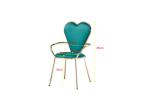 Modern Simple 89cm 40cm Wrought Iron Dining Chair