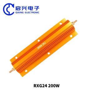 Wholesale RXG24 Gold Aluminum Shell Resistor High Power Wirewound Resistor from china suppliers