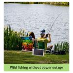 Portable 10W 5V High Power Solar Panel For Outdoor Waterproof Hike Camping Power