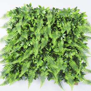 Wholesale 3D Mixed Artificial Bushes Greenery Wall Plastic Faux Flowers Grass Panel from china suppliers
