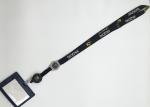 PMS Colors Woven Jacquard Breakaway Neck Lanyard With Badge Holder