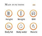 Touch Screen Height Weight Body Fat Scale Measuring Instruments For Hospital