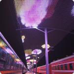 Outdoor Advertising LED Mesh Screen 20mm for Landscape Lighting