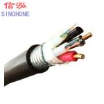 Bulk Single Mode Fiber Optic Cable , 4 Strand Single Mode Hybrid Fiber Power