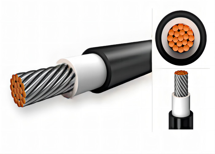 TUV PV1 F Solar Cable Solar Power Wire 1.5kVDC 0.6kV / 1kV AC