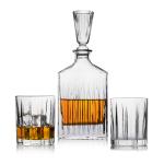 Glass Factory Direct Sale High Quality Glass Stopper Whiskey Decanter Set