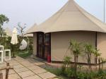 Hotel Lodge Luxury Resort Tents , Glamping Hotel Tent High Temperature