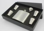 Pretty Kitchen Household Items 4 Cups 1 Funnel 6 Oz Metal Hip Flask