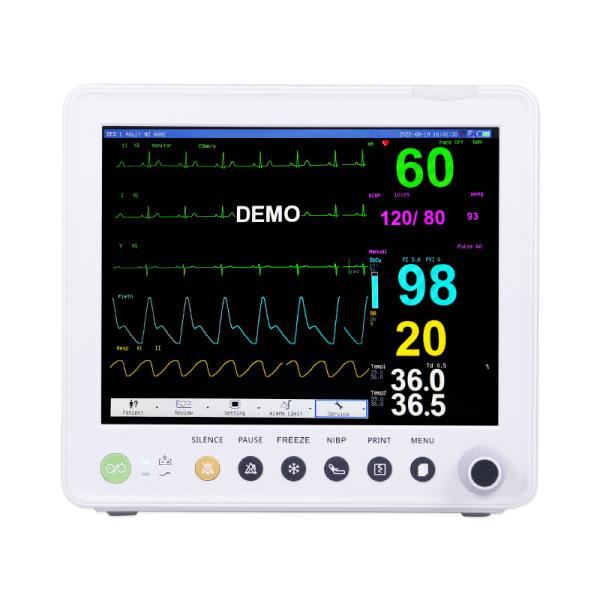 12.1-inch big screen vital patient monitor price big font drug calculation