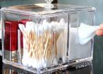 Transparent 14*10.2*10cm Acrylic Cosmetic Storage Box With Lid