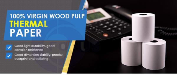 China Manufacturer 100% Virgin Wood Pulp A Grade GOOD Whiteness Thermal Paper