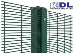 Wholesale Anti Climbing 358 Security Mesh Panels Pvc Coated Green Wire Mesh 2.7m 3.0m from china suppliers