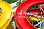 Industrial Fiberglass Water Slides Theme Park Equipment , Customized Flatform